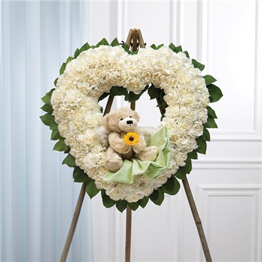 Open Heart Wreath - Infant